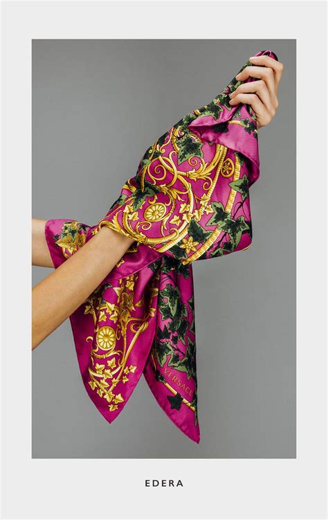 women with versace foulard free pictures|Versace foulard scarf.